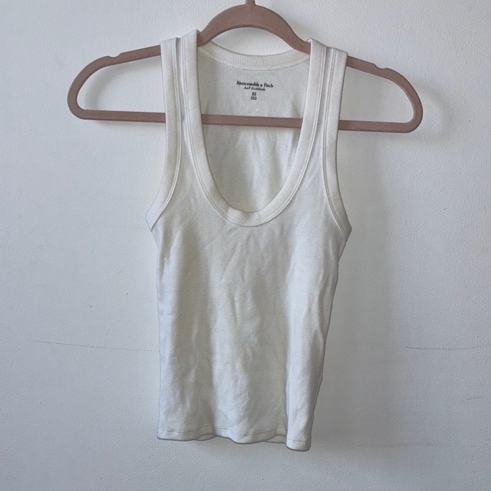 Abercrombie & Fitch Women's White Tank Top